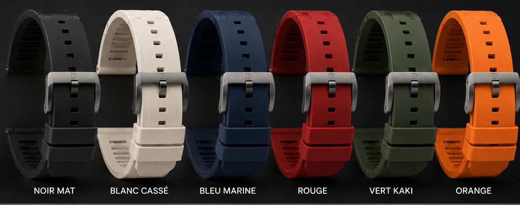 Bracelet Caoutchouc 22 mm — Précommande