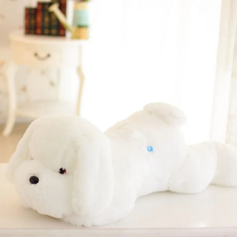 Peluche veilleuse LED — Chien lumineux