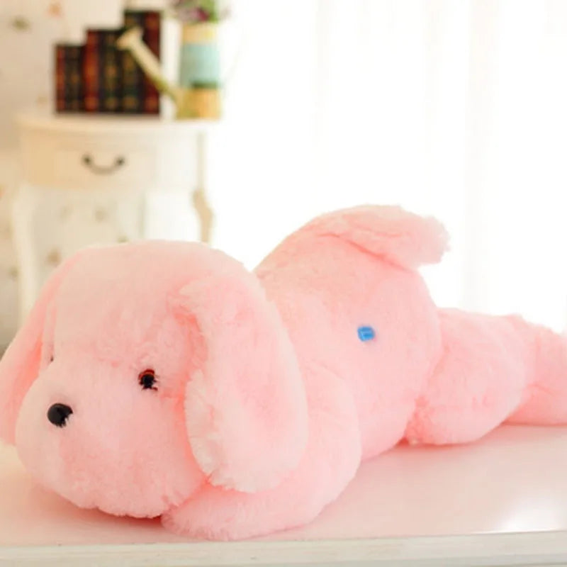 Peluche veilleuse LED — Chien lumineux