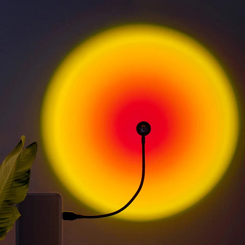 Lampe Sunset — Projecteur d'ambiance USB