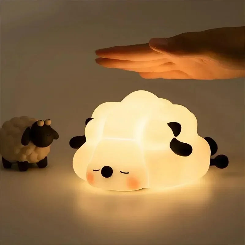 Veilleuse silicone rechargeable — Lapin, Mouton ou Panda