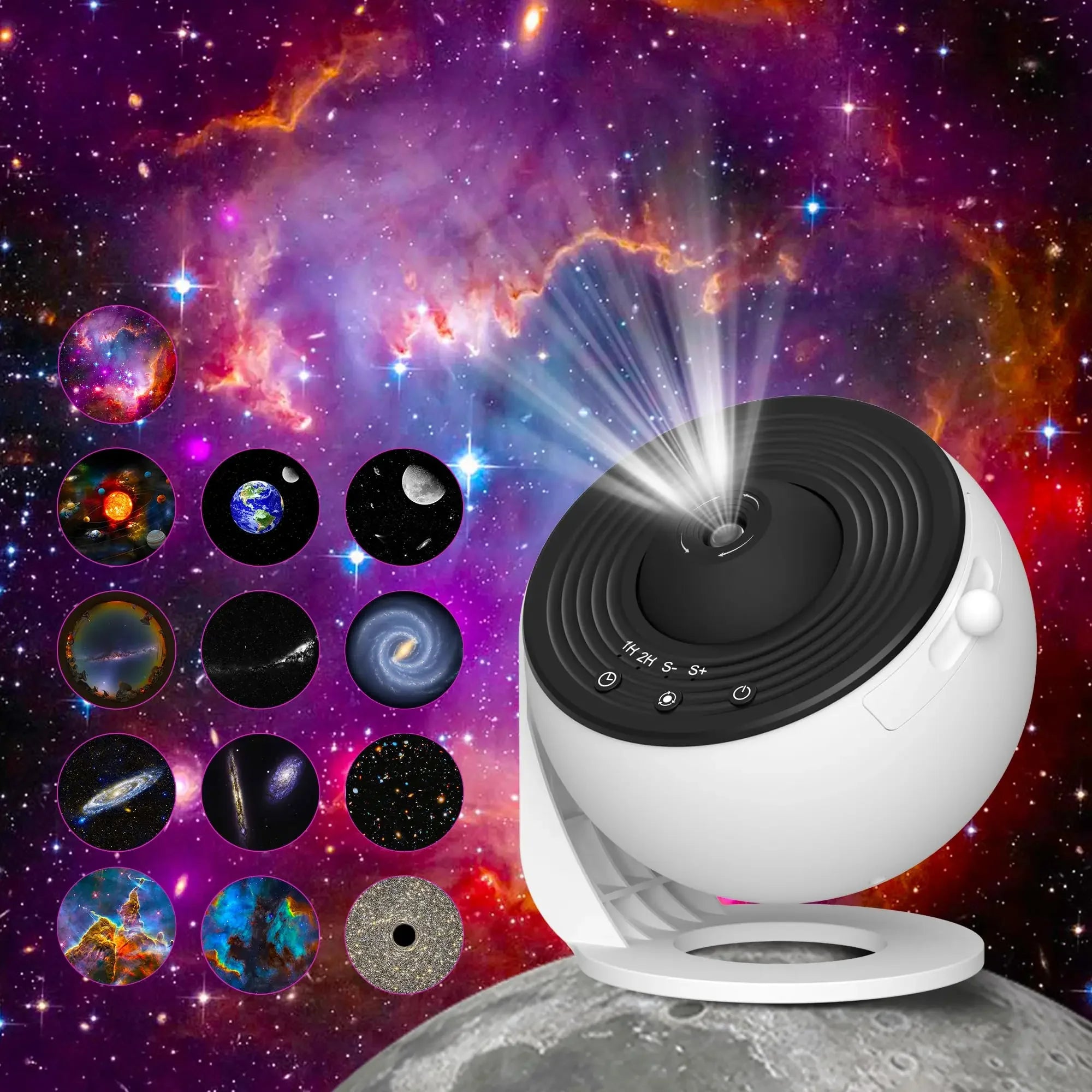 Projecteur galaxie 360° — Ciel étoilé