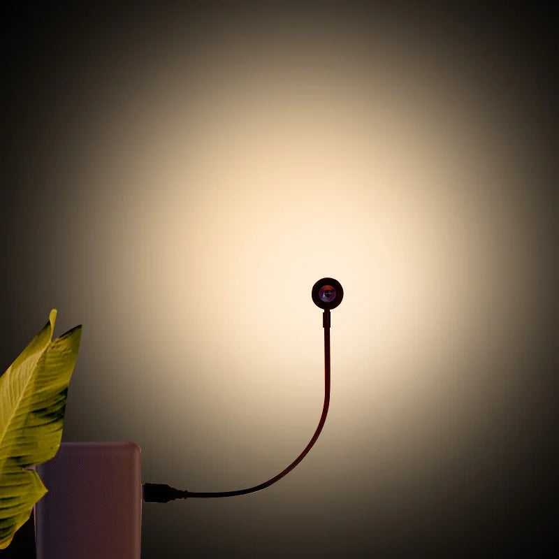 Lampe Sunset — Projecteur d'ambiance USB