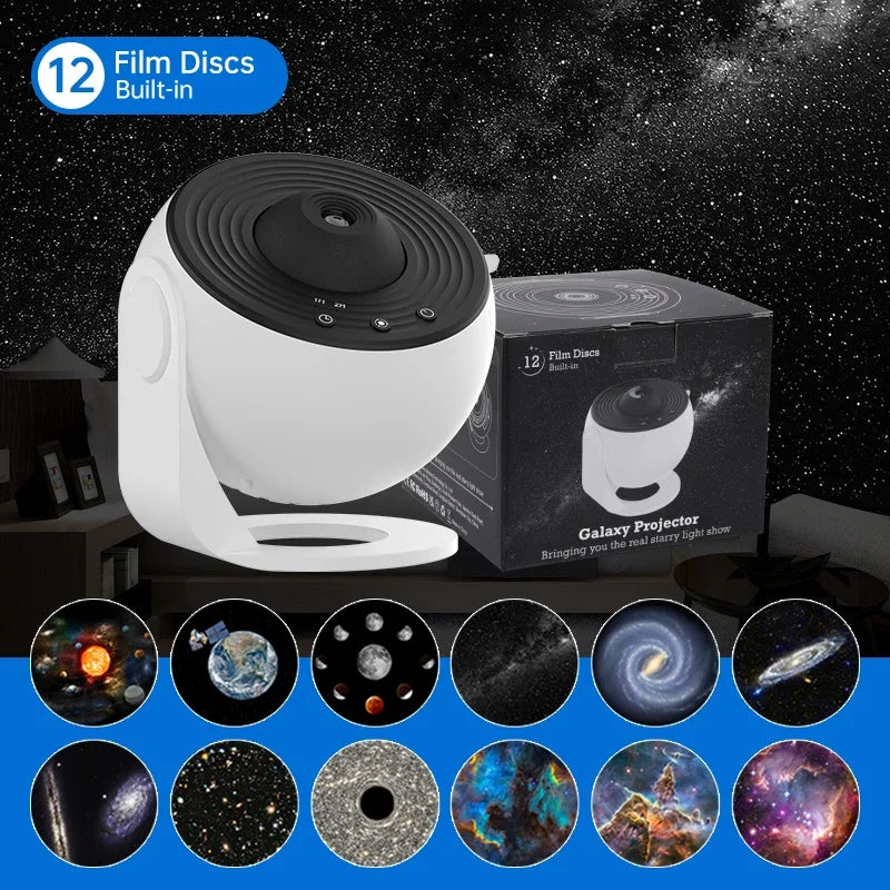 Projecteur galaxie 360° — Ciel étoilé