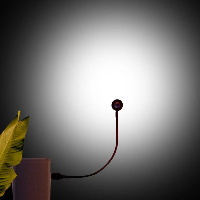 Lampe Sunset — Projecteur d'ambiance USB